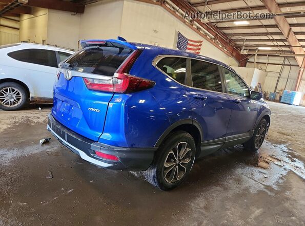 7FARW2H50ME000108 2021 HONDA CR-V Blue Trasero derecho