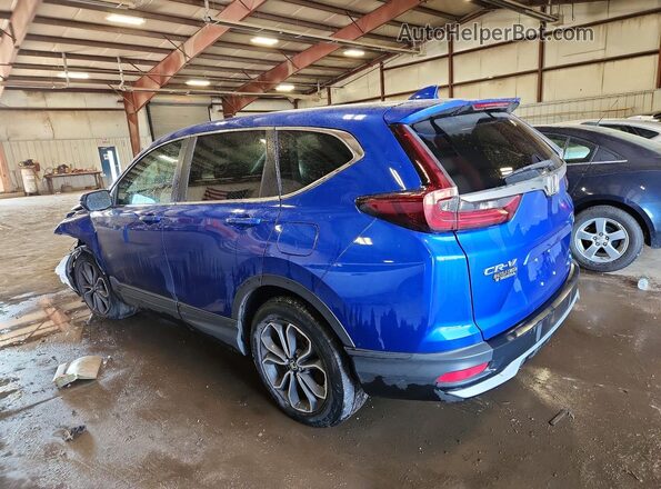 7FARW2H50ME000108 2021 HONDA CR-V Blue Trasero izquierdo
