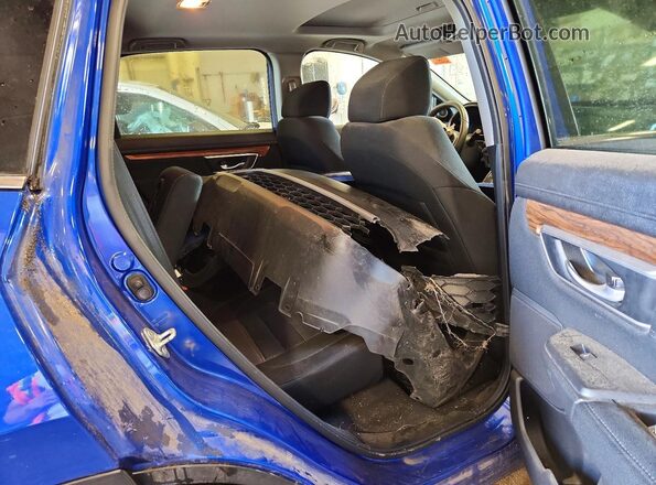 7FARW2H50ME000108 2021 HONDA CR-V Blue Vista de la etiqueta del VIN