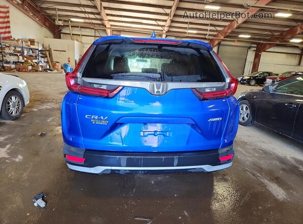7FARW2H50ME000108 2021 HONDA CR-V Blue Vista trasera