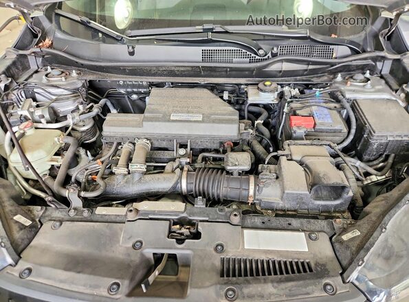 7FARW2H50ME003316 2021 HONDA CR-V Silver Vista del compartimento del motor