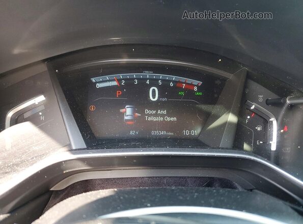 7FARW2H50NE018688 2022 HONDA CR-V White Widok zestawu wskaźników