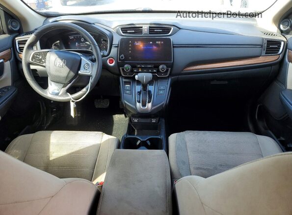 7FARW2H50NE018688 2022 HONDA CR-V White Widok deski rozdzielczej