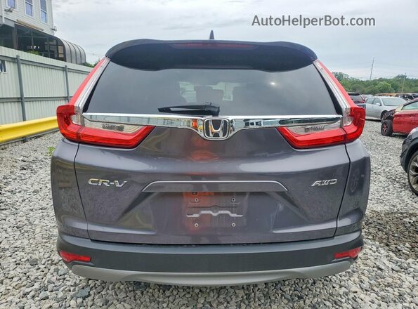 7FARW2H51JE016507 2018 HONDA CR-V Gray Rear view