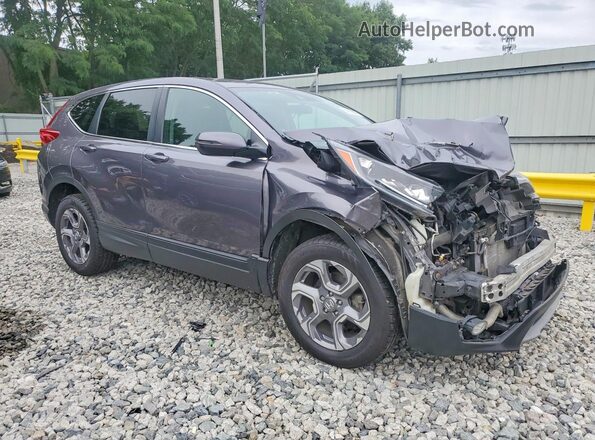 7FARW2H51JE016507 2018 HONDA CR-V Gray Front right