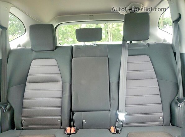 7FARW2H51JE016507 2018 HONDA CR-V Gray Rear seats view