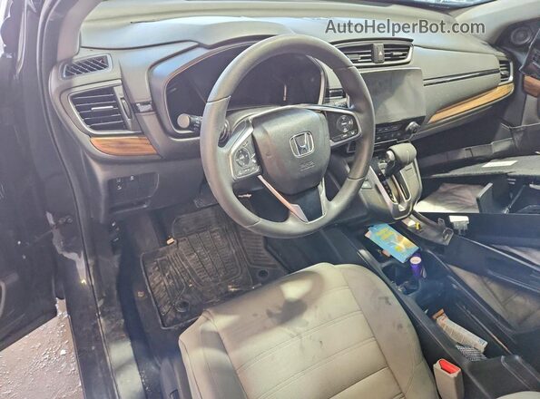 7FARW2H51JE076478 2018 HONDA CR-V Charcoal Dashboard view