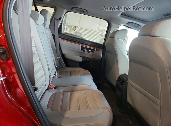 7FARW2H51LE007390 2020 HONDA CR-V Red უკანა სავარძლების ხედი