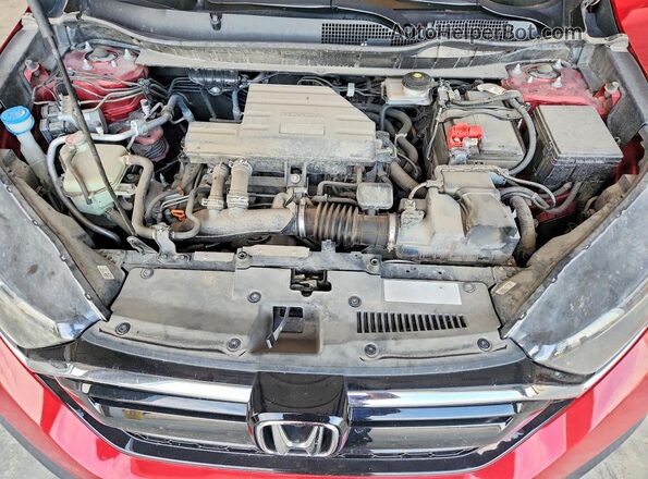 7FARW2H51LE007390 2020 HONDA CR-V Red უკანა სალონის ხედი