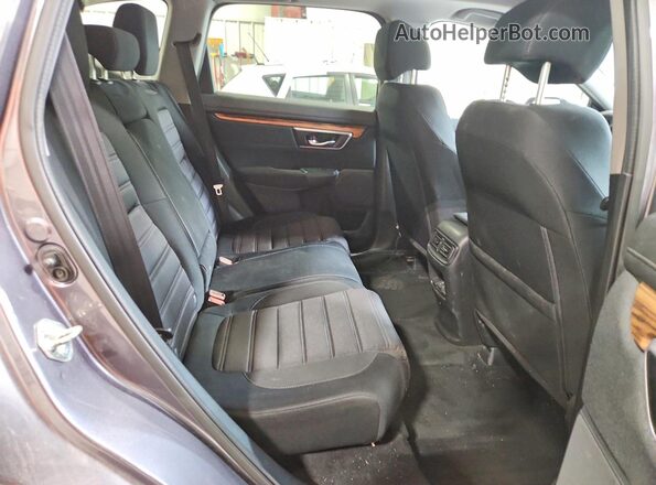 7FARW2H52JE016323 2018 HONDA CR-V Gray Vista de los asientos traseros