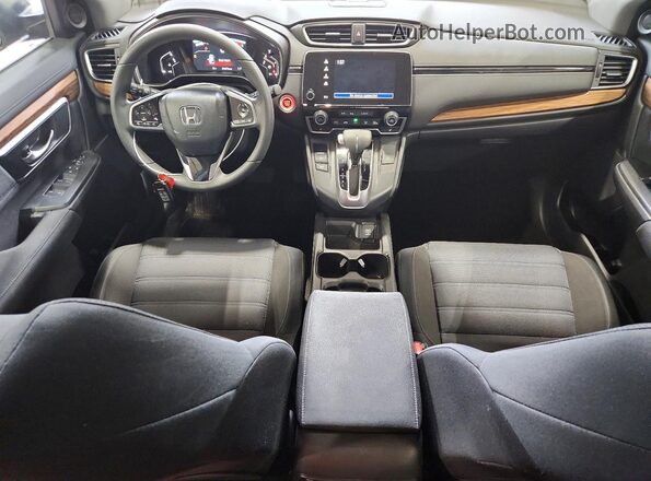 7FARW2H52JE016323 2018 HONDA CR-V Gray Vista del salpicadero