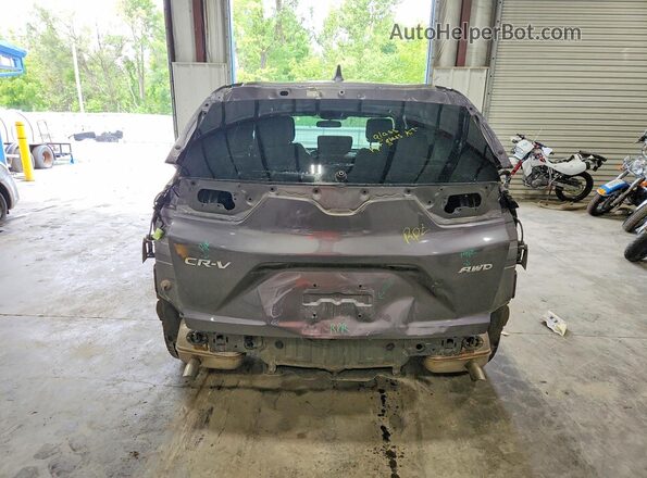 7FARW2H52JE016323 2018 HONDA CR-V Gray Vista trasera