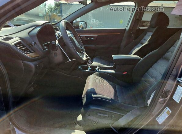 7FARW2H52JE073847 2018 HONDA CR-V Gray Widok wnętrza z przodu