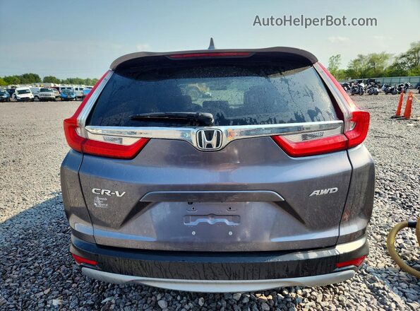 7FARW2H52JE073847 2018 HONDA CR-V Gray Widok z tyłu