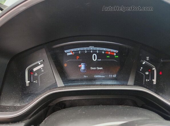 7FARW2H52KE048349 2019 HONDA CR-V Gray Instrument cluster view