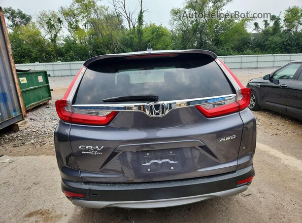 7FARW2H52KE048349 2019 HONDA CR-V Gray Rear view