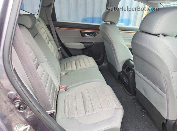 7FARW2H52KE048349 2019 HONDA CR-V Gray Rear seats view