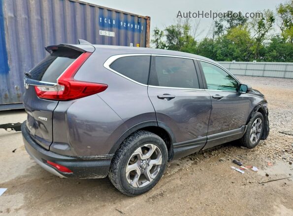 7FARW2H52KE048349 2019 HONDA CR-V Gray Rear right