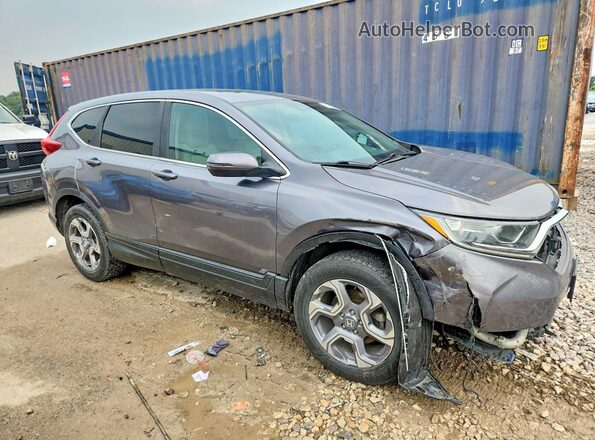 7FARW2H52KE048349 2019 HONDA CR-V Gray Front right