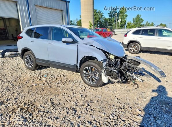 7FARW2H52NE013587 2022 HONDA CR-V Blue Delantero derecho