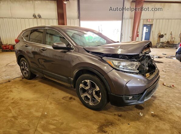 7FARW2H53JE006013 2018 HONDA CR-V Gray Delantero derecho