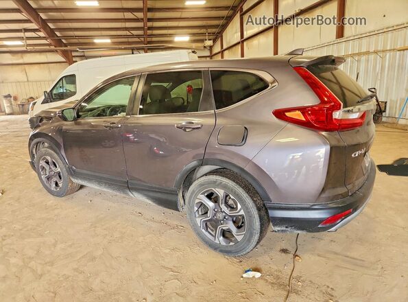 7FARW2H53JE006013 2018 HONDA CR-V Gray Trasero izquierdo