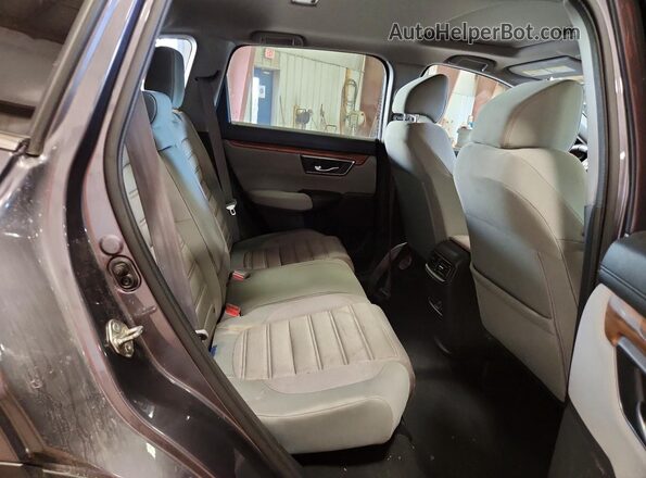7FARW2H53JE006013 2018 HONDA CR-V Gray Vista interior trasera