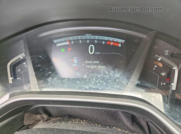 7FARW2H53JE026164 2018 HONDA CR-V Charcoal ხელსაწყოთა პანელის ხედი