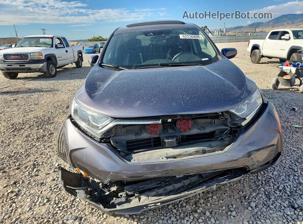 7FARW2H53KE063877 2019 HONDA CR-V Gray წინა ხედი