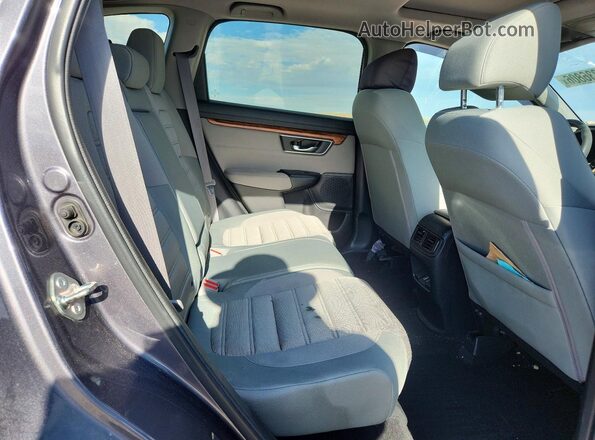 7FARW2H53KE063877 2019 HONDA CR-V Gray უკანა სავარძლების ხედი