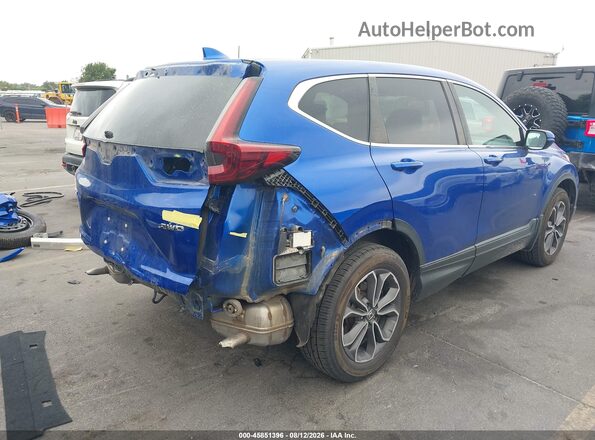 7FARW2H53LE007441 2020 HONDA CR-V Blue Rear right