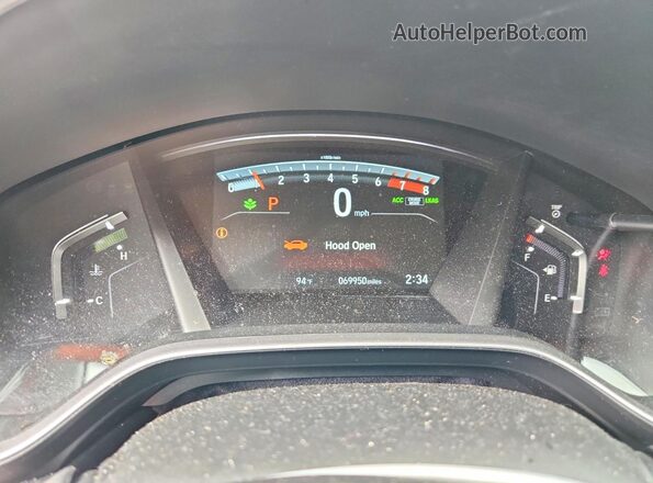 7FARW2H53NE041978 2022 HONDA CR-V Blue Vista del cuadro de instrumentos
