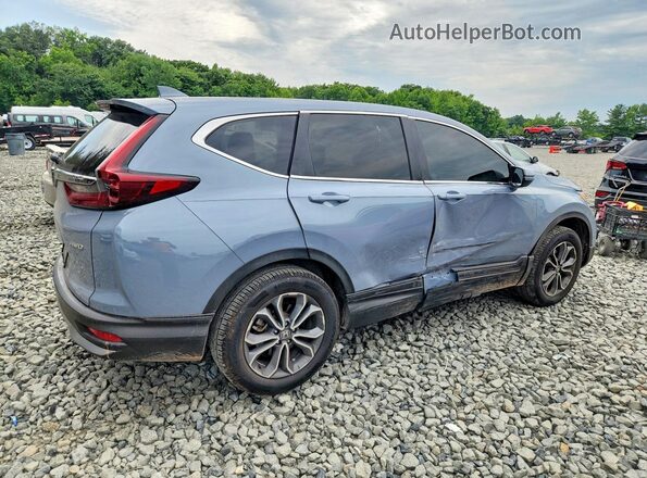 7FARW2H53NE041978 2022 HONDA CR-V Blue Trasero derecho