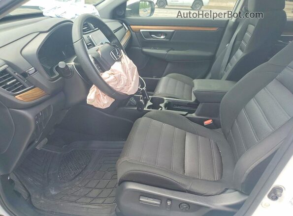 7FARW2H54KE054850 2019 HONDA CR-V White Widok wnętrza z przodu