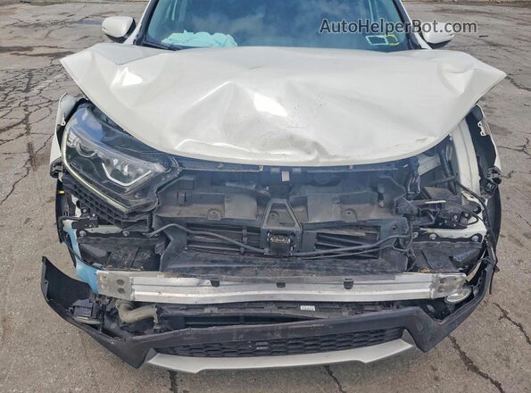 7FARW2H54KE054850 2019 HONDA CR-V White Widok komory silnika