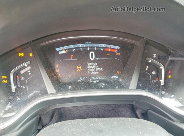 7FARW2H54NE022369 2022 HONDA CR-V White Սարքավորումների վահանակի տեսք