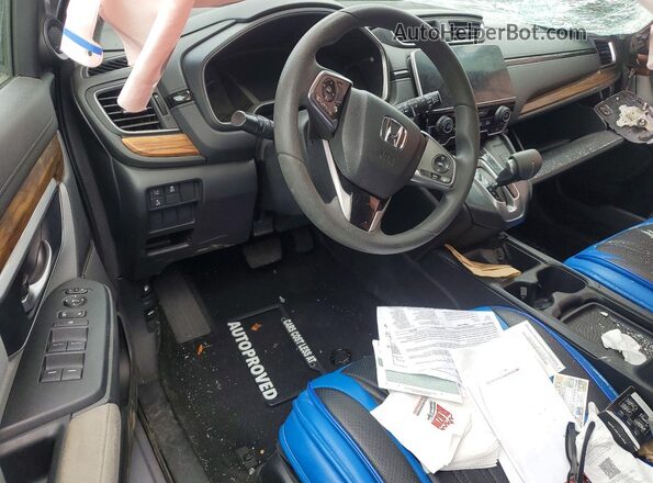 7FARW2H55JE030393 2018 HONDA CR-V Серебряный Вид панели приборов