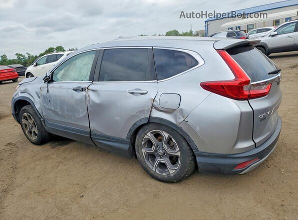 7FARW2H55JE030393 2018 HONDA CR-V Серебряный Задняя левая четверть