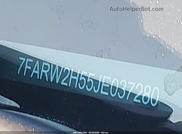 7FARW2H55JE037280 2018 HONDA CR-V Gray ძრავის განყოფილების ხედი