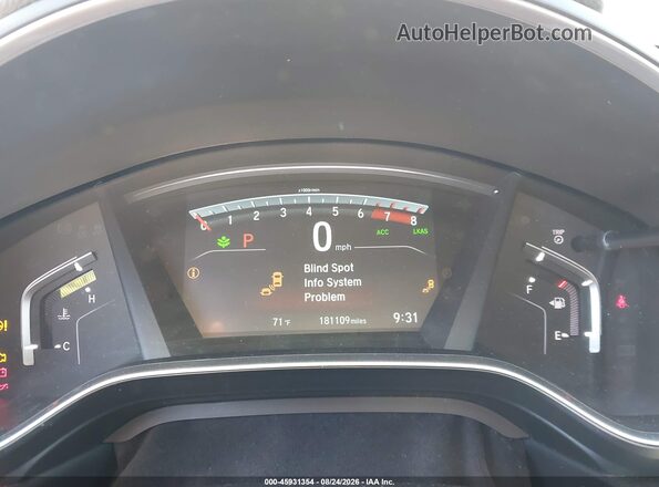 7FARW2H55JE037280 2018 HONDA CR-V Gray უკანა სავარძლების ხედი