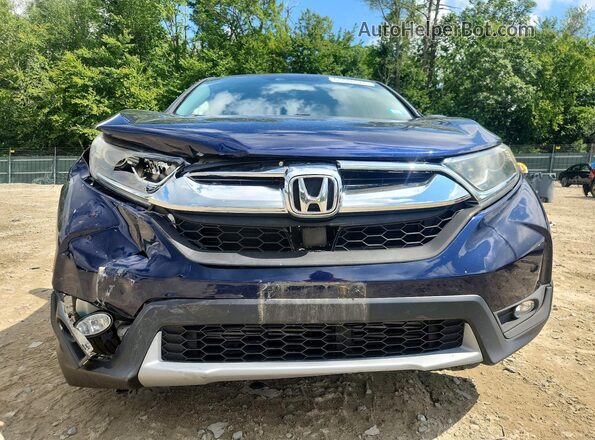 7FARW2H55JE082350 2018 HONDA CR-V Blue წინა ხედი
