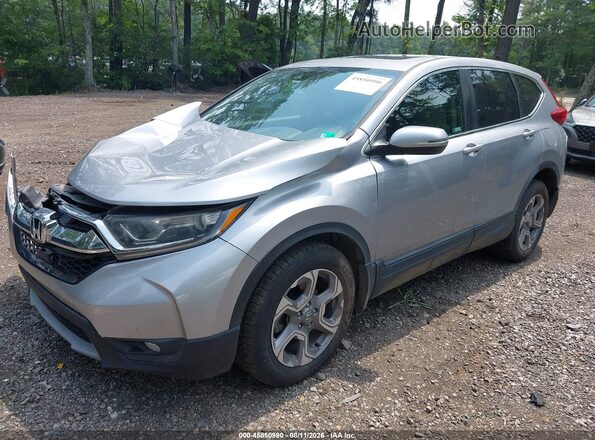 7FARW2H56KE062187 2019 HONDA CR-V Серый Передняя левая четверть