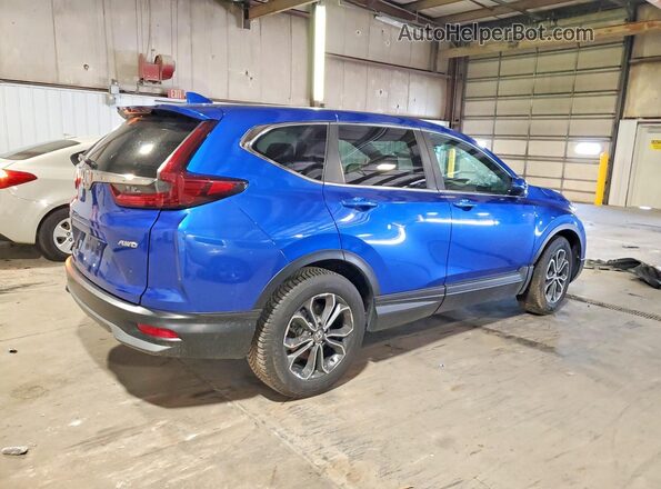 7FARW2H56ME011842 2021 HONDA CR-V Blue უკანა მარჯვენა