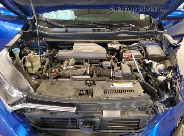 7FARW2H56ME011842 2021 HONDA CR-V Blue ძრავის განყოფილების ხედი