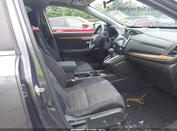 7FARW2H57JE016351 2018 HONDA CR-V Gray Widok wnętrza z przodu