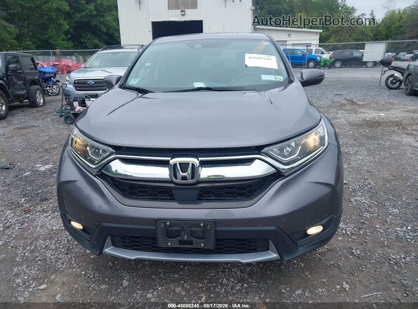 7FARW2H57JE016351 2018 HONDA CR-V Gray Widok zestawu wskaźników