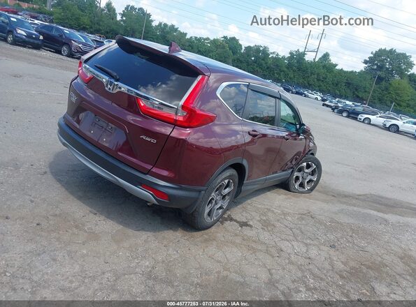 7FARW2H57JE043629 2018 HONDA CR-V Burgundy უკანა მარჯვენა