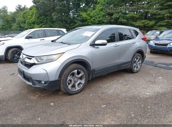 7FARW2H57JE046241 2018 HONDA CR-V Gray Vista tres cuartos delantera izquierda