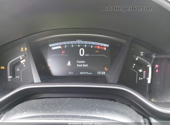 7FARW2H57JE046241 2018 HONDA CR-V Gray Vista de los asientos traseros