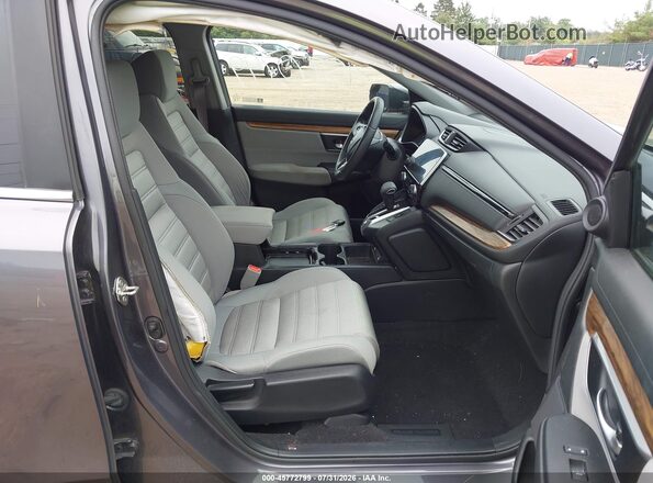 7FARW2H57LE007023 2020 HONDA CR-V Gray წინა სალონის ხედი